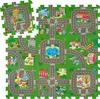 tectake® Puzzlematte MyCity 9-teilig, mit Stadt- und Produktbild-Vorschau 1