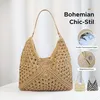 Strandtasche Strohtasche Damen, Boho Umhängetasche, Produktbild-Vorschau 6