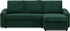 Ecksofa mit Schlaffunktion NEO,  Cord - Dunkelgrün Produktbild-Vorschau 2