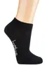 Bambus Viskose Sneakersocken knöchelkurz Schwarz Gr. 43-46 Produktbild-Vorschau 1