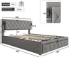 MODFU Boxspringbett Hydraulisches 160 x 200 cm mit Produktbild-Vorschau 7