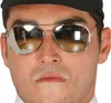 Polizei Sonnenbrillen Spiegelglas Karneval Accessoire Produktbild-Vorschau 3