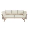 Flieks Gartensofa 3-Sitzer-Sofa mit Klappbaren Armlehnen, Produktbild-Vorschau 8
