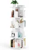4 Ebenen Drehbares Bücherregal,Bücherschrank Standregal Produktbild-Vorschau 3