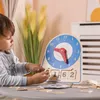 VIGA Drewniany Zegar Nauka Zegara  Czasu Montessori Podgląd zdjęcia produktu 10