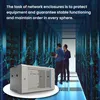 Extralink Szafa Rackmount 6U 600x450 Grey Naścienna - Półka Podgląd zdjęcia produktu 10