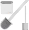 Ruhhy Hygiene-Toilettenburste aus Silikon - flach - weis - Produktbild-Vorschau 1