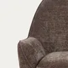 HOMLA Sessel SOFIERO mit braunem Stoffbezug, 74,5 × 72,5 × Produktbild-Vorschau 5