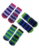 Kinder ABS-Socken aus Baumwolle Große Blockringel Flieder Produktbild-Vorschau 3