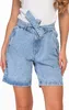 Damen Shorts Jeansshorts mit Gürtel High Waist MORAJ M Produktbild-Vorschau 3