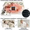 NAIZY 750W/1500W Elektrokamin mit Heizer, Elektrischer Produktbild-Vorschau 3