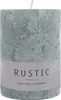 Stumpenkerze aus Paraffin, Silbergrau, Rustic, WENZEL, Produktbild-Vorschau 1