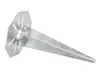 A silver metal anchor base for garden lights, shown against a white background. Anteprima dell’immagine prodotto