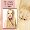 hair2heart Premium Echthaar Tressen zum Einnähen Extensions Produktbild-Vorschau 2