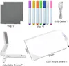 Leuchtendes LED Zeichenbrett fš¹r Kinder - 30x20 cm Acryl Produktbild-Vorschau 2