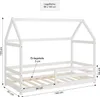 Lit D'Enfant 80x160 cm avec Matelas Lit Cabane Montessori Voir les images du produit 6
