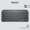 Logitech MX Keys Mini Graphite, schwarz, LEDs weiß, Logi Produktbild-Vorschau 19