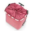 A top-down view of a pink shopping trolley with a drawstring closure. Produktbild-Vorschau