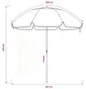 Ombrellone da giardino vidaXL, 207 cm, poliestere 170T, Anteprima dell’immagine prodotto 4