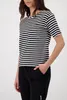 Monari GmbH T-Shirt schwarz gemuster 44 Produktbild-Vorschau 3