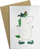 Mr. & Mrs. Panda babykarte Einhorn Joker - Weiß - Geschenk, Produktbild-Vorschau 1