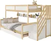 Letto a castello Sweiko, letto per bambini, con protezione Anteprima dell’immagine prodotto 13