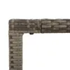 7-tlg. Garten-Essgruppe mit Kissen Grau Poly Rattan Produktbild-Vorschau 6