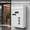 Poštovní schránka Wiltec bílá 215x320x90mm Poštovní Náhled obrázku produktu 12