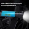 10000 mAh Fahrradbeleuchtung USB-LED-Akku-Set Mountainbike Produktbild-Vorschau 4