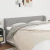 vidaXL Kopfteil mit Ohren Hellgrau 163x23x78/88 cm Stoff Produktbild-Vorschau 2