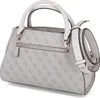 Guess Damen Handtasche Schultertasche NOELLE Grau Produktbild-Vorschau 3