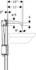 Geberit 116268SN1 Piave WT-Arm., Wandmontage, Batterie Produktbild-Vorschau 4