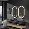 Vrygle Miroir Ovale avec Éclairage : Miroir LED 80x50 cm, Voir les images du produit 6