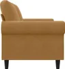 vidaXL 2-Sitzer-Sofa Braun 140 cm Samt Produktbild-Vorschau 5