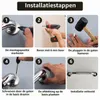 Sprchová madlo - Protiskluzové - Nerezová ocel - 30 cm - 2 Náhled obrázku produktu 3