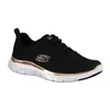 Skechers Flex Appeal 4.0 sportlicher Schnürer Schwarz Produktbild-Vorschau 72