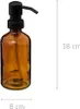 5Five Seifenpumpe/Spender - Glas - braun - 250 ml - Produktbild-Vorschau 3