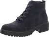 A single dark blue suede boot with laces and a thick sole is shown against a white background. Anteprima dell’immagine prodotto