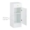 Relaxdays 10020969, Biały, Wolnostojący, 1 pół., 1 szuf., 1 Podgląd zdjęcia produktu 5