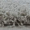 Teppich Wohnzimmer Hochflor Natur 80x80 Rund Unicolor - Produktbild-Vorschau 2