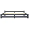 vidaXL Massivholzbett Dunkelgrau Kiefer 200x200 cm -  Produktbild-Vorschau 4