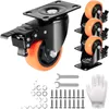 Zestaw 4 Obrotowych Kółek Meblowych Vevor Pvc 76 2Mm Udźwig Podgląd zdjęcia produktu 1