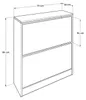 Skye Decor, Hochwertiger Schuhschrank, Weiß, 73 x 84 x 26 Produktbild-Vorschau 5