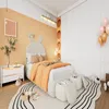 Letto imbottito 90x200 cm, color beige, in velluto, con Anteprima dell’immagine prodotto 9