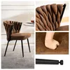 Meubles Cosy : lot de 2 chaises de salle à manger vintage Voir les images du produit 4