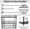 Sweiko Wytrzymałe łóżko na potrójnej ramie z wbudowaną Podgląd zdjęcia produktu 6