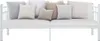 vidaXL Rám na denné lôžko biely kov 90 × 200 cm Náhľad obrázku produktu 1