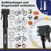 MODFU Fahrradpumpe alle Ventile, Luftpumpe Fahrrad Ventile Produktbild-Vorschau 2