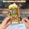 3D-Puzzle Book Nook KIT, DIY-Puppenhaus-Bausatz mit Produktbild-Vorschau 4