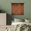 MuchoWow® Wandteppich Wandbehang Leder - Textur - Braun - Produktbild-Vorschau 4